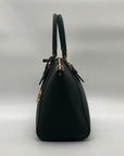 Michael Kors Black Ciara Saffiano Satchel