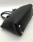 Michael Kors Black Ciara Saffiano Satchel