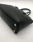 Michael Kors Black Ciara Saffiano Satchel