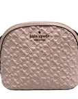 Kate Spade Pink Hollie Spade Embossed Leather Dome Crossbody Bag