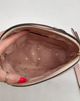 Kate Spade Pink Hollie Spade Embossed Leather Dome Crossbody Bag