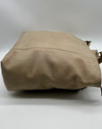 Coach Cream Slouchy Leather Shoulder Bag 9712