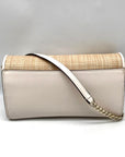 Kate Spade Beige Leather Darcy Pineapple Chain Wallet