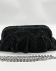 I.N.C. International Concepts Black Pleated Convertible Clutch