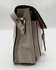 Patricia Nash Chalk White Leather Lari Crossbody Bag