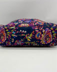 Vera Bradley Dark Blue Multicolor Paisley Large Diaper Bag