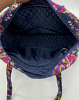 Vera Bradley Dark Blue Multicolor Paisley Large Diaper Bag