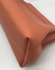Jules Kae Peach Ellie Turn Lock Clutch