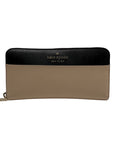Kate Spade Beige & Black Staci Colorblock Large Continental Wallet