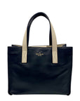 Kate Spade Black And Tan Leather Tote Bag
