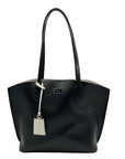 Kate Spade Black Crossgrain Leather Suite Work Tote Bag