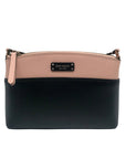 Kate Spade Black & Light Pink Color-block Leather Jeanne Crossbody