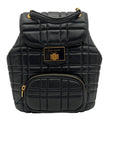 Kate Spade Black Quilted Leather Evelyn Backpack