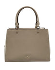 Kate Spade Light Sand Pebbled Leather Leila Convertible Satchel