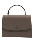 Kate Spade Taupe Leather Darcy Top Handle Convertible Satchel Bag