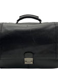 Kenneth Cole Black Leather Briefcase