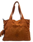 Kipling Burnt Orange Nylon Gorilla Tote Bag