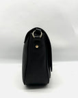 Tommy Hilfiger Black Saddle Crossbody Bag