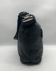 B. Makowsky Black Leather Hobo Bag