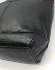 B. Makowsky Black Leather Hobo Bag