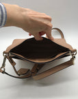 Kate Spade Tan Pebbled Leather Crossbody Bag
