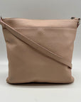Halogen Pink Leather Crossbody Bag