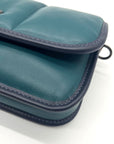 Coach Deep Teal Quilted Leather Crossbody Bag-C6616