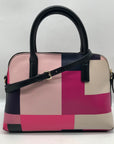 Kate Spade Pink Leather Convertible Satchel And Wallet