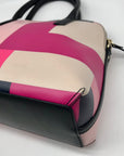 Kate Spade Pink Leather Convertible Satchel And Wallet