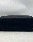 Prada Black Nylon And Leather Tessuto Tote Bag