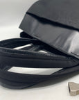 Prada Black Nylon And Leather Tessuto Tote Bag