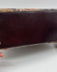 Brahmin Structured Python-Embossed Leather Satchel Bag