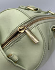 Tory Burch Robinson Middy Mint Julep Green Saffiano Leather Satchel