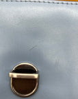 Patricia Nash Blue Fog Leather Bianco Crossbody