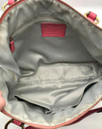 Coach Poppy Daisy Liquid Gloss Pink Patent Leather Tote Bag F20004