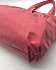 Coach Poppy Daisy Liquid Gloss Pink Patent Leather Tote Bag F20004
