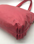 Coach Poppy Daisy Liquid Gloss Pink Patent Leather Tote Bag F20004