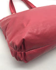 Coach Poppy Daisy Liquid Gloss Pink Patent Leather Tote Bag F20004