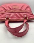 Coach Poppy Daisy Liquid Gloss Pink Patent Leather Tote Bag F20004