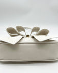 Like Dreams Off-White Bow Baguette Shoulder Bag