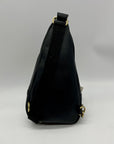 Antik Kraft Black Leather Sling Bag