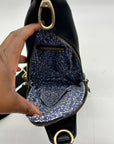 Antik Kraft Black Leather Sling Bag