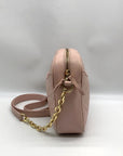 Tory Burch Blush Pink Leather Alexa Stitch Camera Crossbody Bag