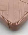 Tory Burch Blush Pink Leather Alexa Stitch Camera Crossbody Bag
