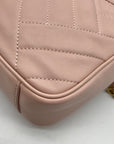 Tory Burch Blush Pink Leather Alexa Stitch Camera Crossbody Bag