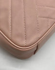 Tory Burch Blush Pink Leather Alexa Stitch Camera Crossbody Bag