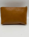 Coach Brown Leather Wristlet Bag