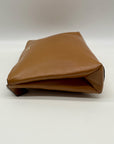 Coach Brown Leather Wristlet Bag