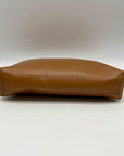 Coach Brown Leather Wristlet Bag