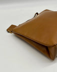 Coach Brown Leather Wristlet Bag